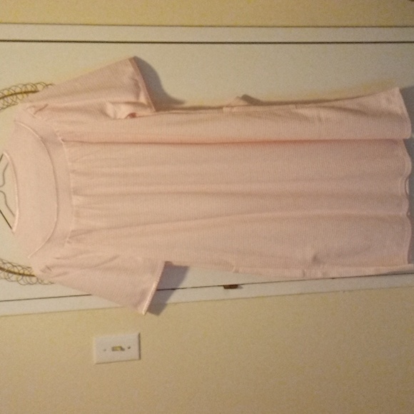 Adonna Womens Pink Snap Front Duster - Picture 4 of 4